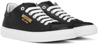 Moschino Black Logo Hardware Sneakers