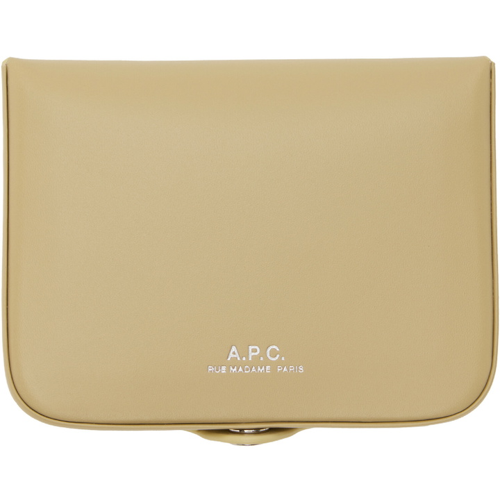 Photo: A.P.C. Beige Josh Coin Pouch