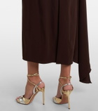 Marmar Halim Draped one-shoulder crêpe corset dress