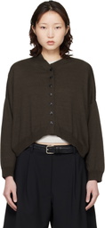 Cordera Brown Cotton & Cashmere Cardigan