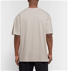 BILLY - Westlake Distressed Cotton-Jersey T-Shirt - Stone
