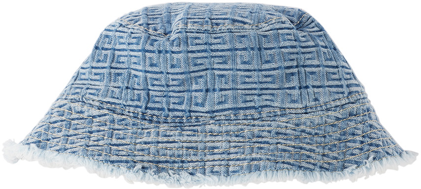 Givenchy Baby Blue Monogram Bucket Hat