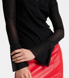 Diane von Furstenberg Mackenzie mesh top