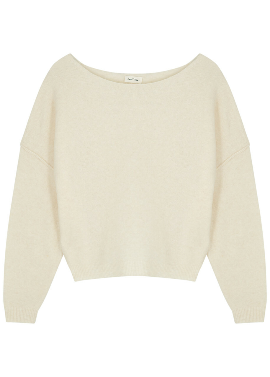 American Vintage Damsville Knitted Jumper Cream