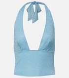 Oséree Lumière halterneck top
