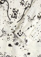 High Appreciation Printed Satin Shirt Cream