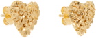 Veneda Carter Gold VC029 Small Signature Heart Earrings