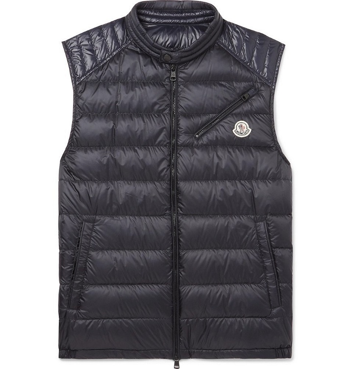 Photo: Moncler - Arv Quilted Shell Down Gilet - Men - Navy