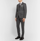 Paul Smith - Charcoal Slim-Fit Puppytooth Wool Suit Trousers - Gray