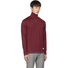 Daniel W. Fletcher SSENSE Exclusive Burgundy Contrast Stitch Turtleneck