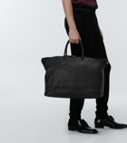 Saint Laurent - Giant leather bowling bag