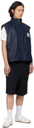 Alexander Wang Navy Oversize Canvas Vest