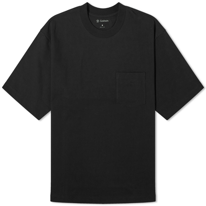 Photo: Goldwin Men's Oversized Pocket T-shirt in Black