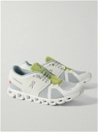 ON - Cloud 5 Rubber-Trimmed Mesh Sneakers - White