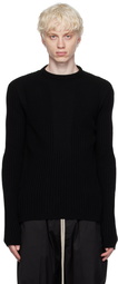 Rick Owens Black Fisherman Sweater