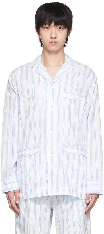 Photo: Tekla White Organic Cotton Pyjama Shirt