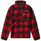 Columbia Men's Winter Pass Printed Fleece in Mountain Red Check