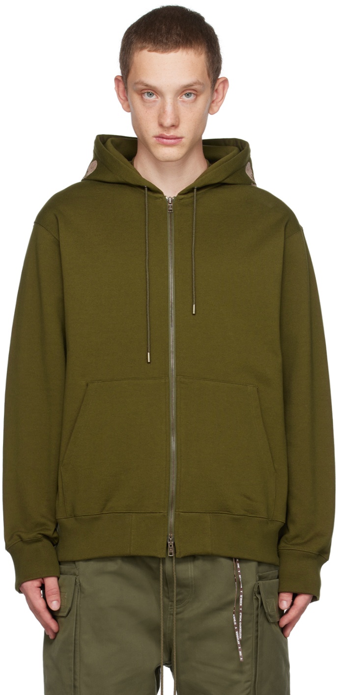 Photo: MASTERMIND WORLD Green Rubbed Hoodie