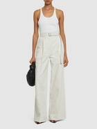 PROENZA SCHOULER Dana Tailored Cotton & Linen Pants