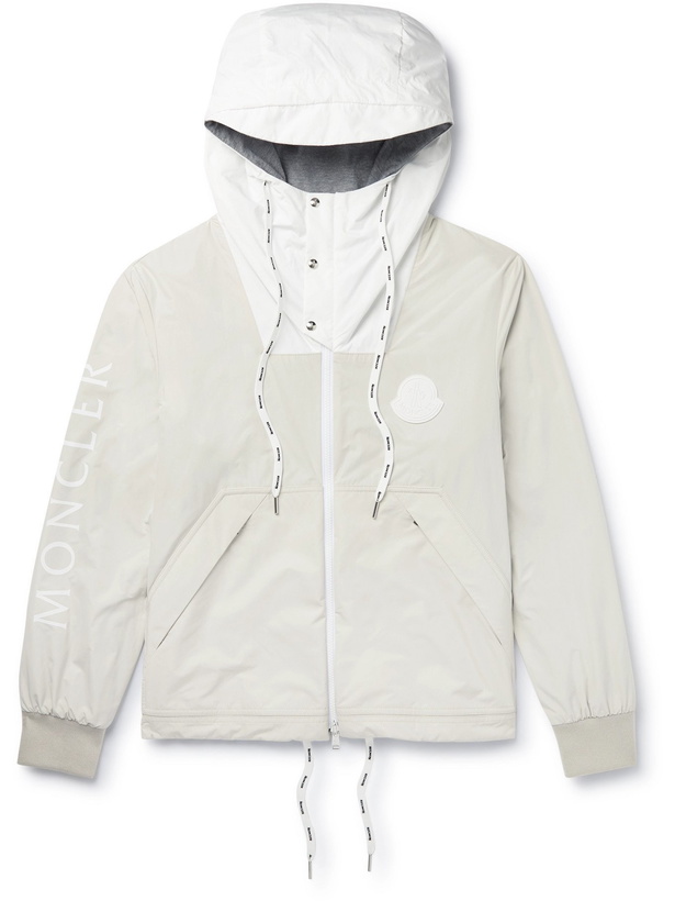 Photo: MONCLER - Chabat Reversible Logo-Print Shell Hooded Jacket - Neutrals - 2