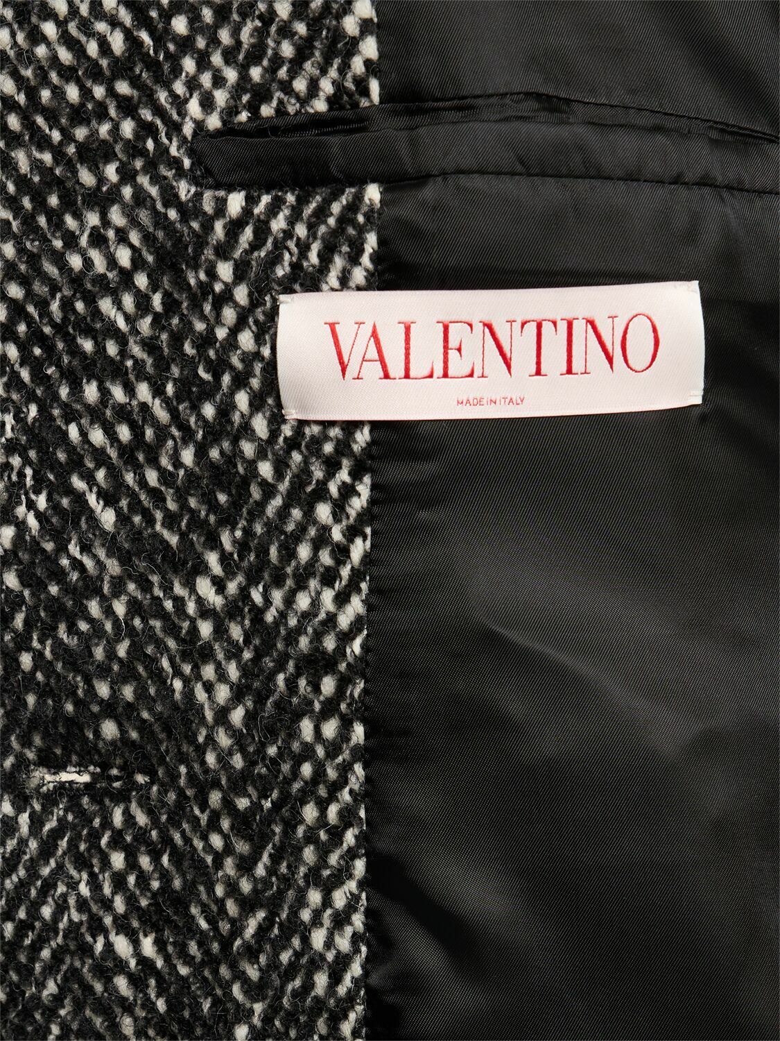 未使用★VALENTINO最高級ライン★ヴァージンウール★ブルゾン★ジャケット Valentino VLogo Wool Jacket Navy Valentino