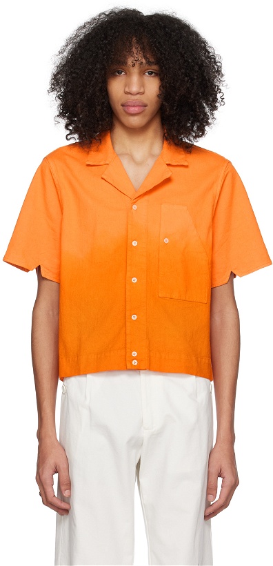 Photo: Winnie New York Orange Patch Pocket Shirt