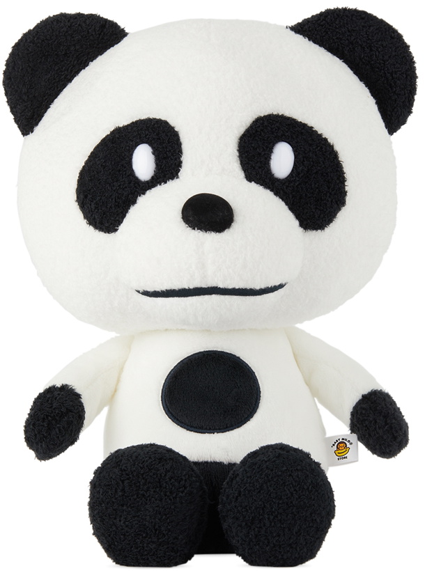 Photo: BAPE White & Black Sitting PD Doll