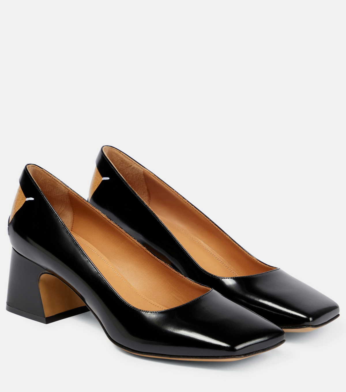 おすすめ☆大人気♪ MAISON MARGIELAグリッター加工 ミュール Maison Margiela Sketch 120mm patent-leather Pumps | Black
