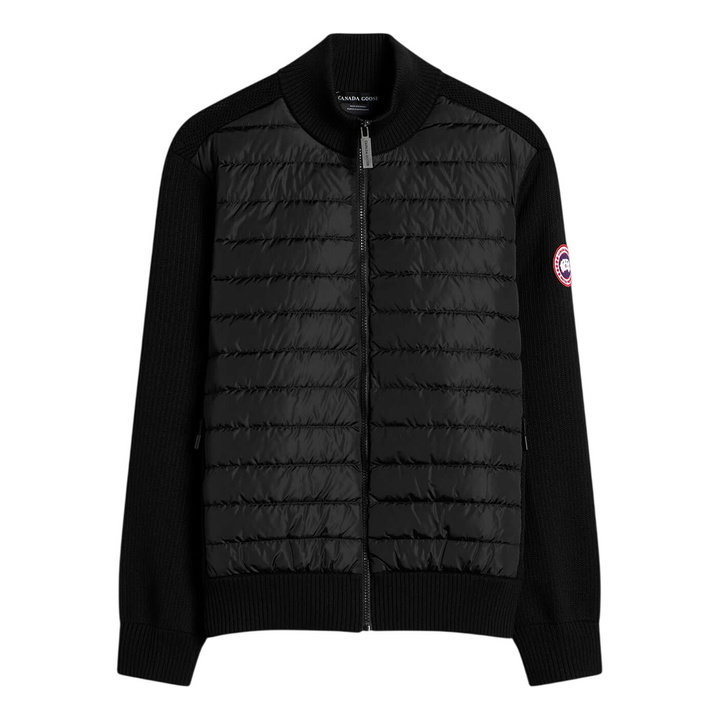 Photo: Canada Goose Men's Hybridge Knit Jacket in Black