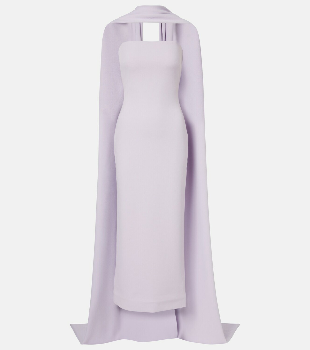 Solace London Martine scarf-detail cocktail dress