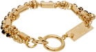 IN GOLD WE TRUST PARIS Gold Hippie Chain Bracelet