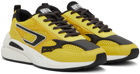 Diesel Yellow & Black S-Serendipity Sport Sneakers