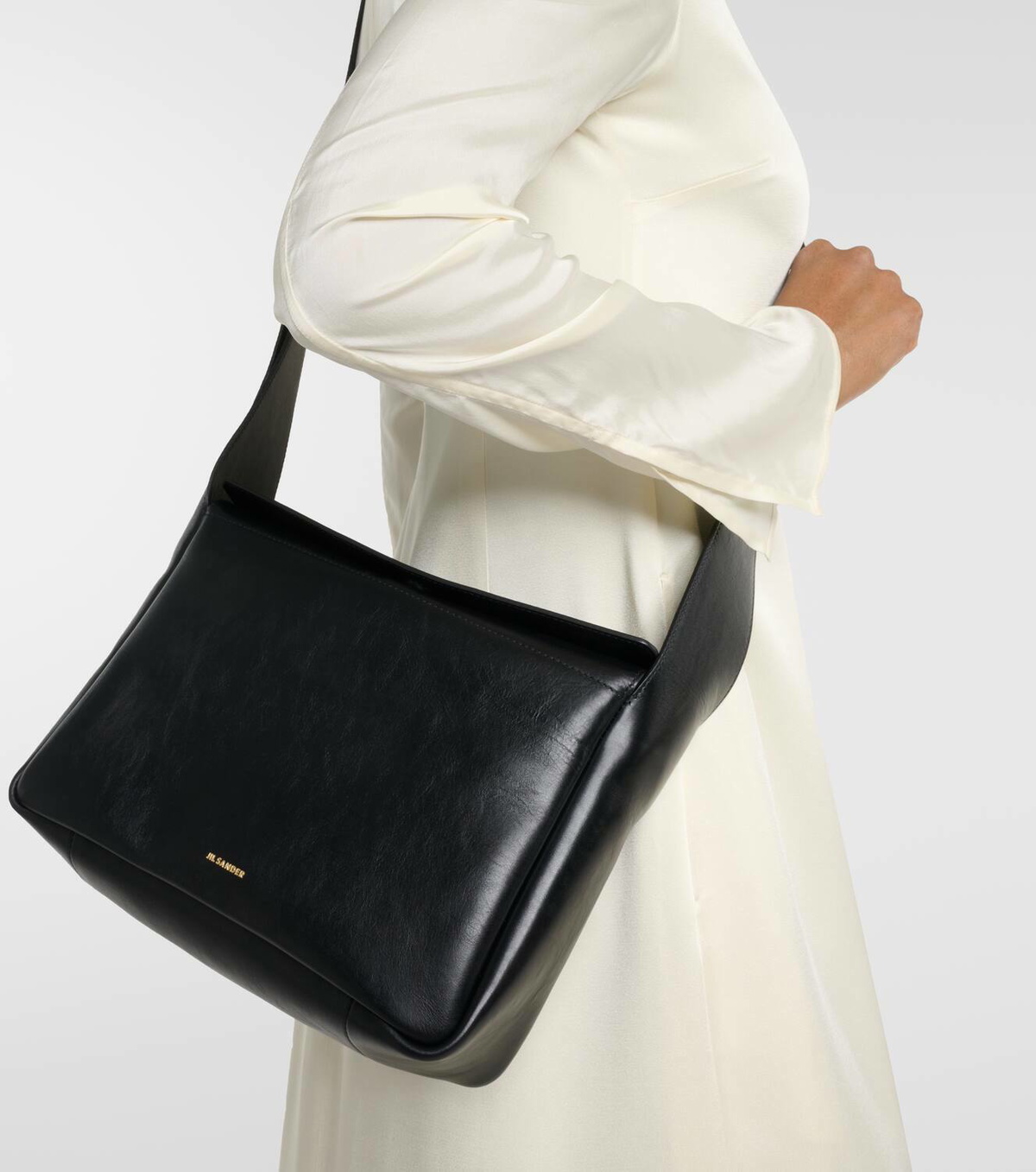 【関税込み】Flap Messenger Xs Crossbody - Jil Sander - Leath Jil Sander Flap Messenger Small leather shoulder bag Jil Sander
