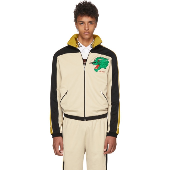 Photo: Gucci Yellow and Black Panther Track Jacket
