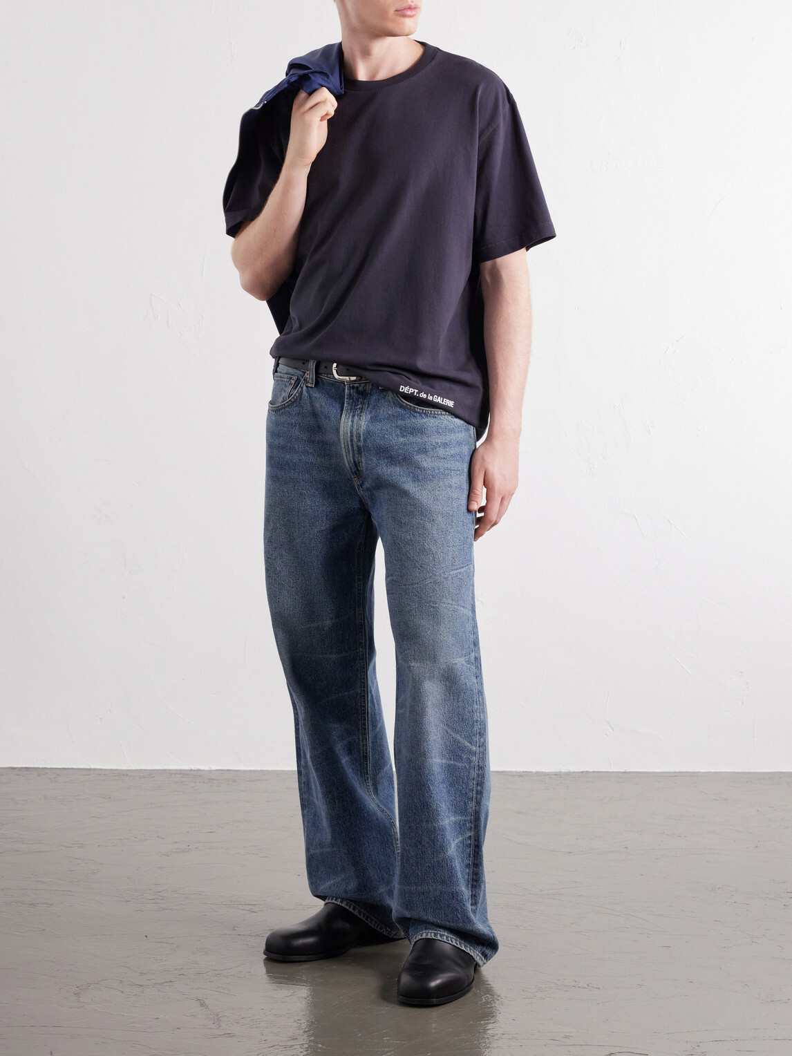 Gallery Dept. - Logo-Appliqué Cotton-Jersey T-Shirt - Blue