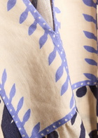 Johanna Ortiz Savannah Patterned Linen Maxi Tunic Dress Beige