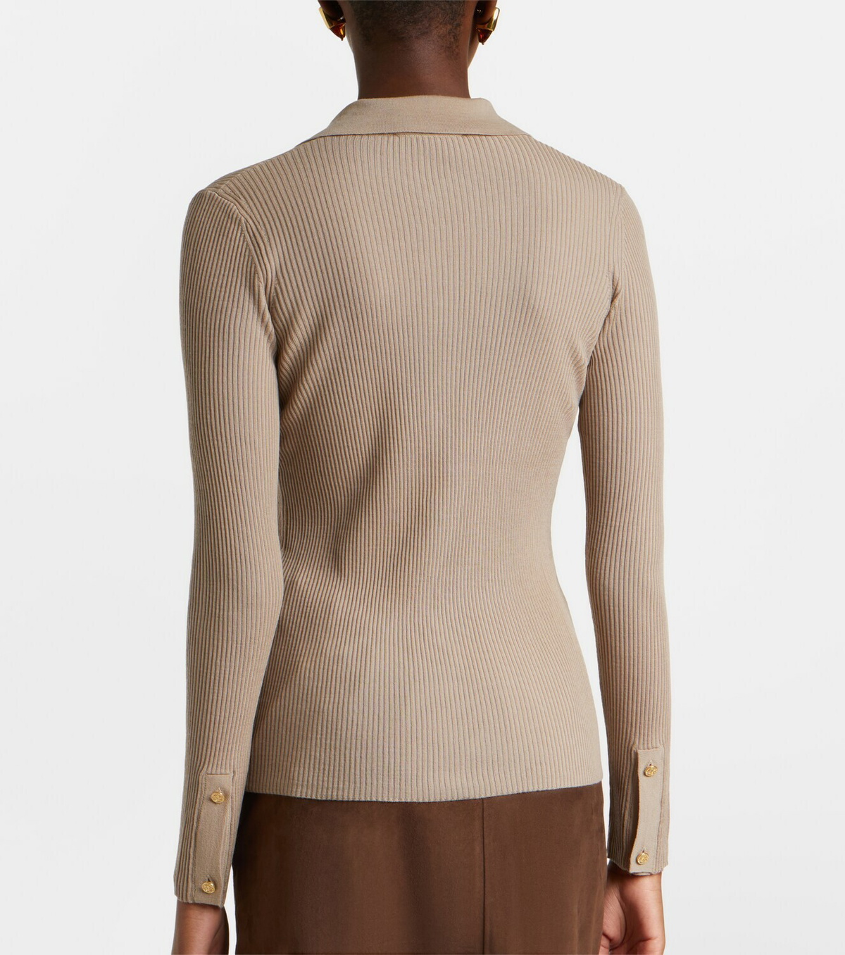 'S Max Mara Ribbed-knit wool cardigan