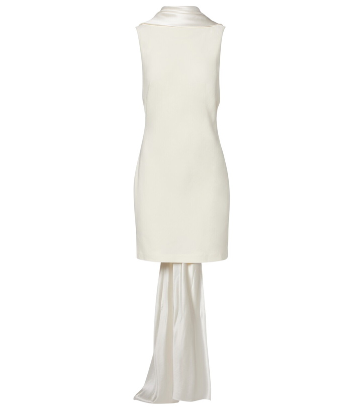 Photo: Danielle Frankel Bridal Mimi wool-blend minidress