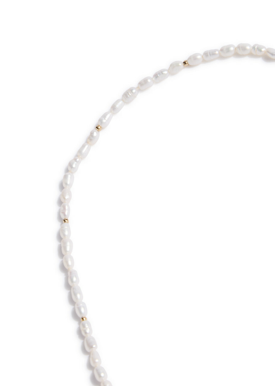 Valentino Garavani Bead-embellished Pearl Necklace - Cream - One Size