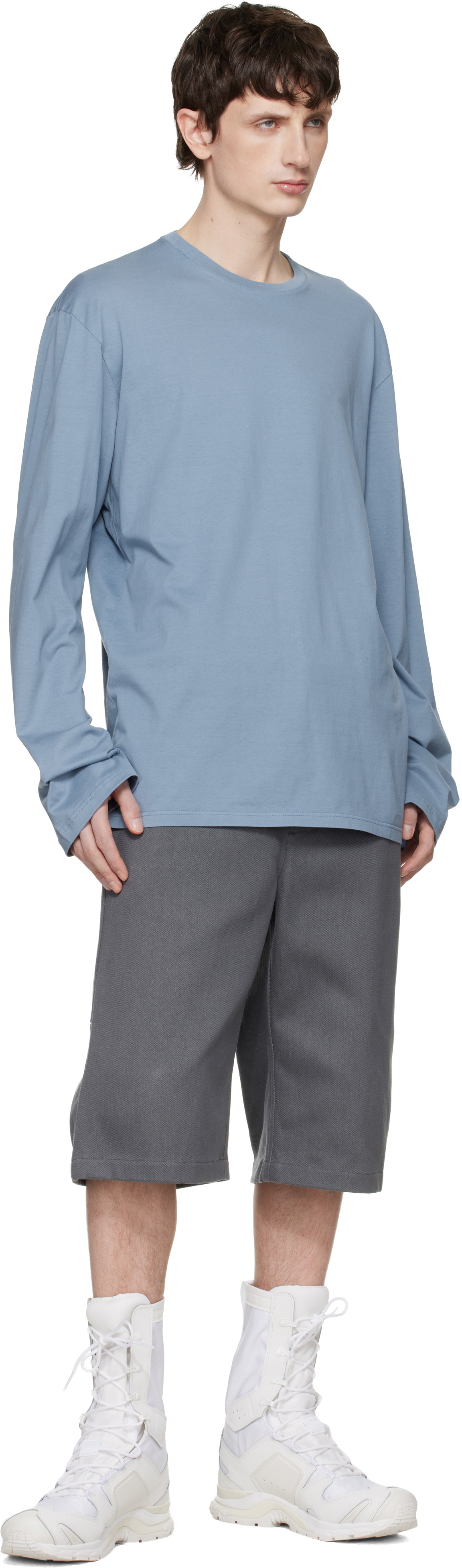 Rier Blue Long Sleeve T-shirt