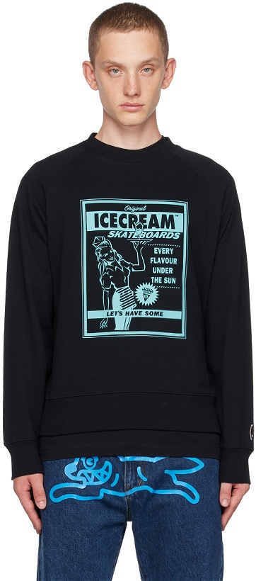 Photo: ICECREAM Black Magazine Ad Sweatshirt