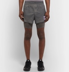 Satisfy - Coffee Thermal Short Distance Ripstop and Justice Shorts - Gray