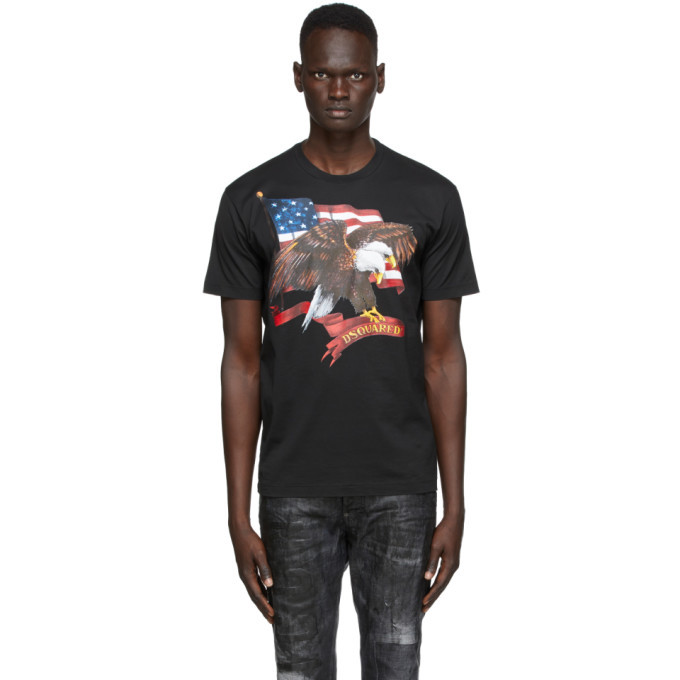 Photo: Dsquared2 Black Eagle T-Shirt