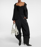 Balenciaga - Strapless corset cropped top