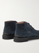 Tod's - Gommino Suede Chukka Boots - Blue