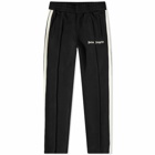 Palm Angels Men's Classic Knit Track Pant in Black/Off White