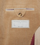 Brunello Cucinelli Cotton and cashmere corduroy suit