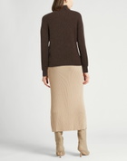 Peserico Womens Turtleneck Chocolate in Brown