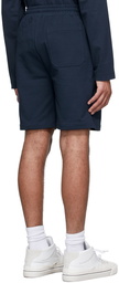 Helmut Lang Navy Cotton Shorts