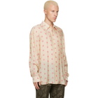 Dries Van Noten Off-White Loose Jacquard Shirt